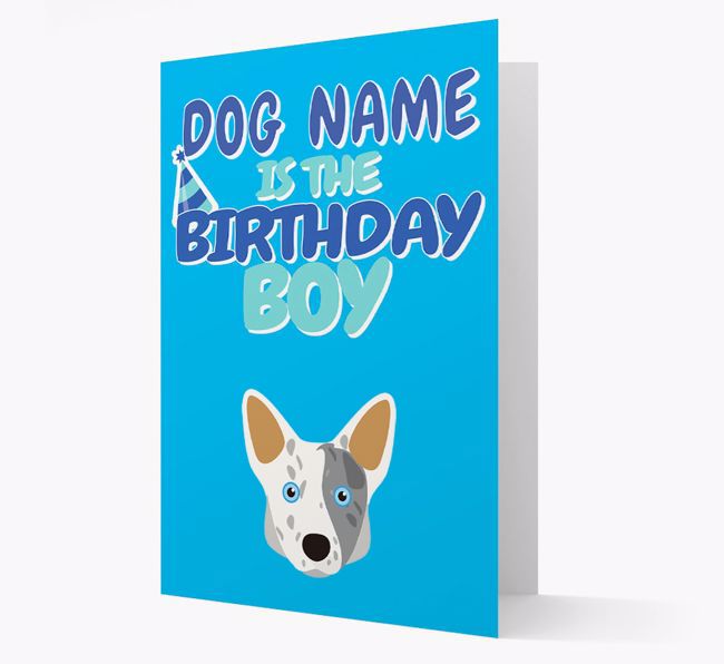 'Birthday Boy' Card with {breedFullName} Icon